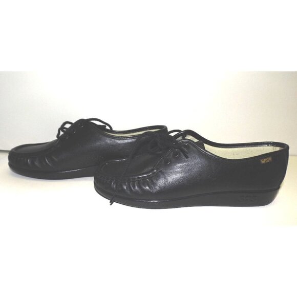 SAS black 10.5M Tripad Comfort Oxford Lace up flats wedge - Picture 7 of 7